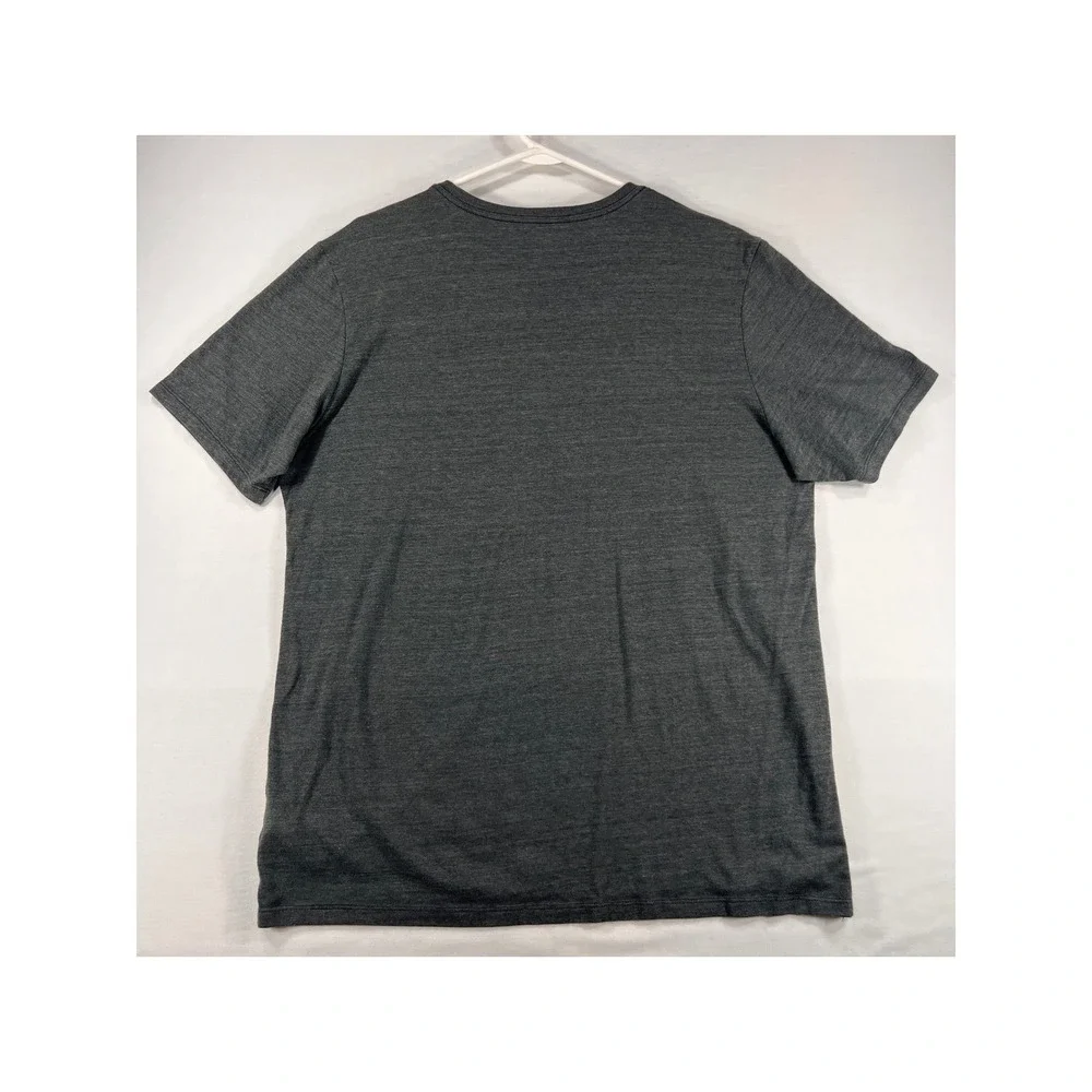 The North Face Mens XL T-Shirt Dark Gray Heather Half Dome Logo Graphic Tee